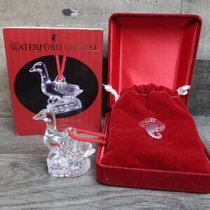 Waterford Crystal 12 Days Of Christmas Day 6 Six Geese Laying